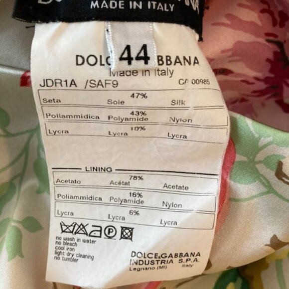 Dolce & Gabbana Silk Dress - Picture 6 of 6